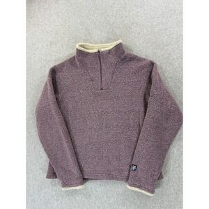 Kuhl ALF Sherpa Fleece 1/4 Zip‎ Midweight Pullover (Women's Medium) Purple